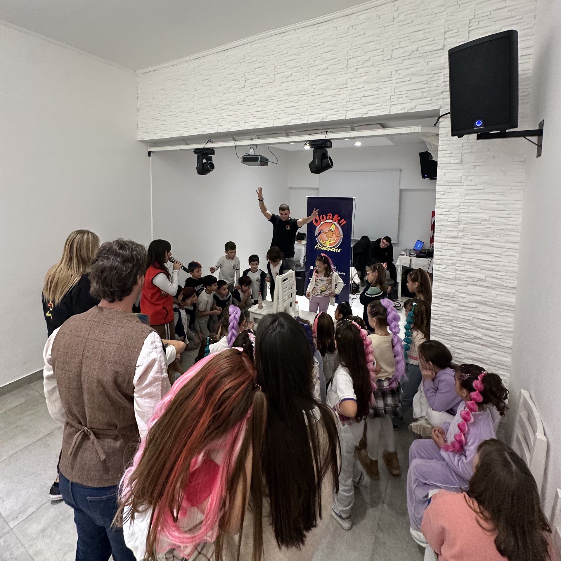 Salón armado para un cumpleaños infantil