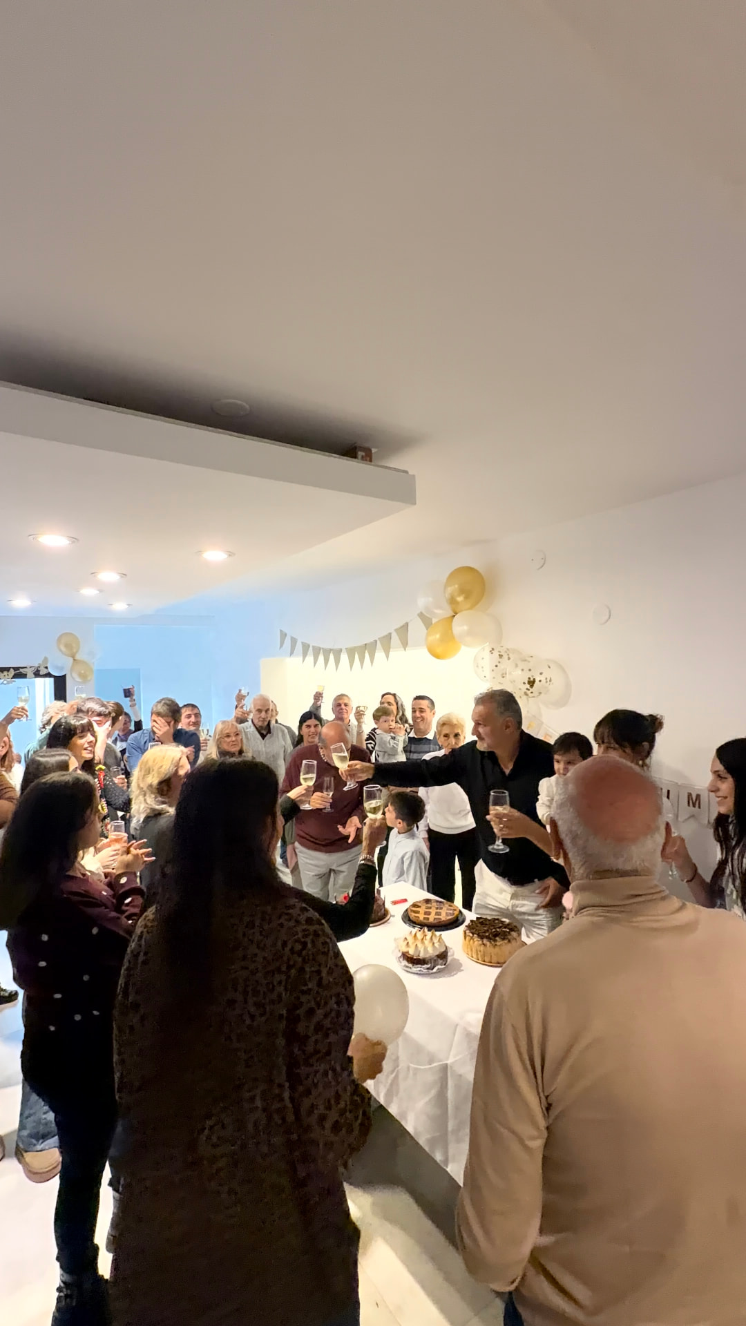 Salón armado para un evento familiar